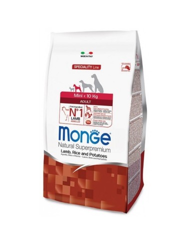 Monge Mini Adult Agnello 7,5 Kg Crocchette per Cane