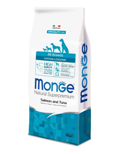 MONGE CANE HYPOALLERGENIC SALMONE E TONNO 2.5 kg